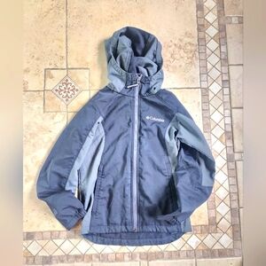 Columbia Black and Gray Windbreaker Jacket